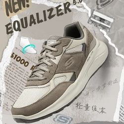 Skechers 2024 moda masculina retro tênis de couro masculino casual confortável antiderrapante sapatos esportivos leves respiráveis formadores