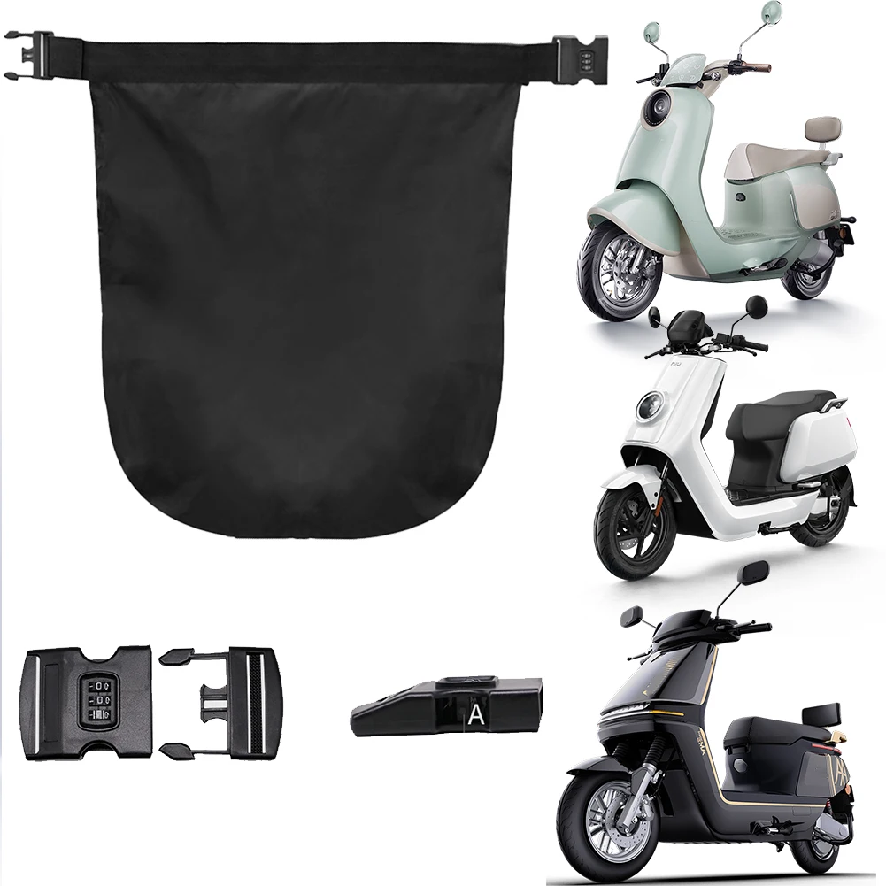 

Motorbike Helmet Bag with Combination Lock Motorcycle Equipments Bag Portable Rider Travel Bag for Motorcycle Riding Bicycle