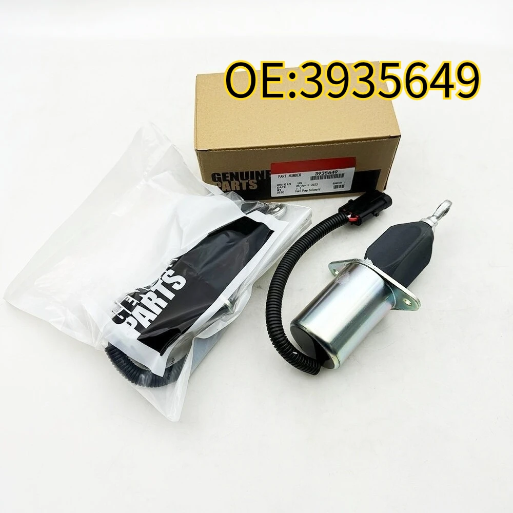 

For 3935649 Fuel Shut Off Solenoid Fits For Cummins SC8.3 5.9L 8.3L Diesel Engine