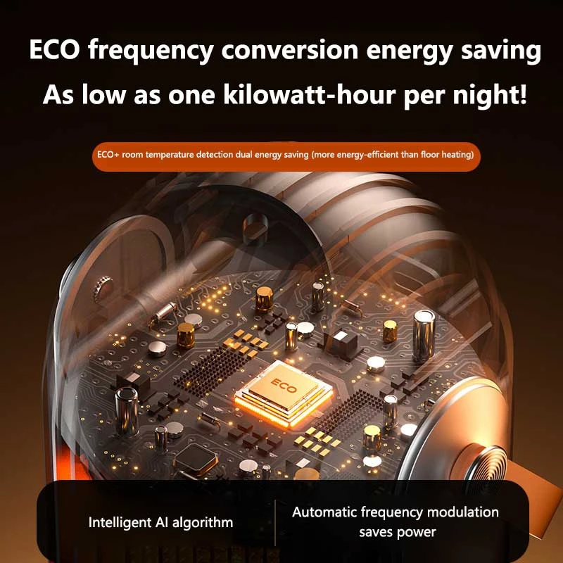 ميديا جديد 2000 واط ذكي سطح المكتب الفضاء سخان قوي PTC السيراميك التدفئة السريعة 4 إعدادات الحرارة للاستخدام المنزلي مكتب غرفة نوم #4