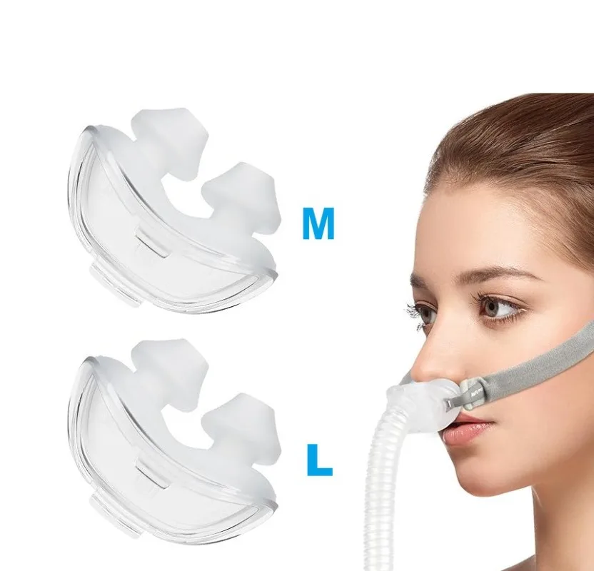 

Replacement Nasal Pillow Cushion for ResMed AirFit P10, Soft Silicone Nasal Pad, Ventilator Mask Accessory