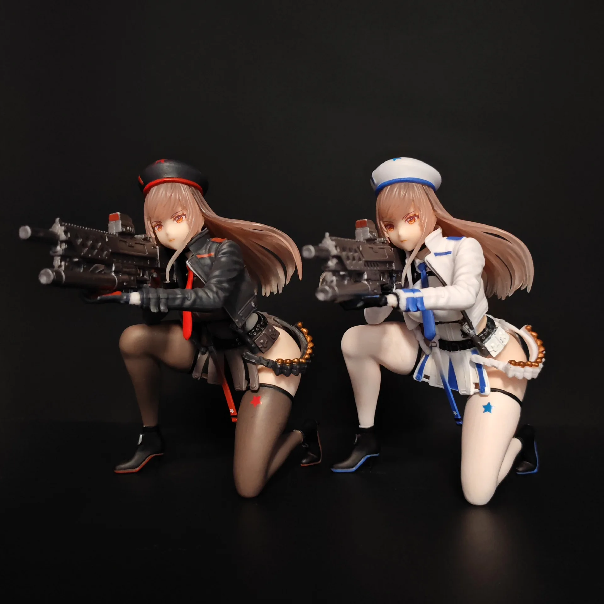 Victory Girl Rapi Figure Pink Hair Military Outfit Snow Scene 12cm Sexy Maid Movable Pvc Swimsuit Favorite Toy Gift