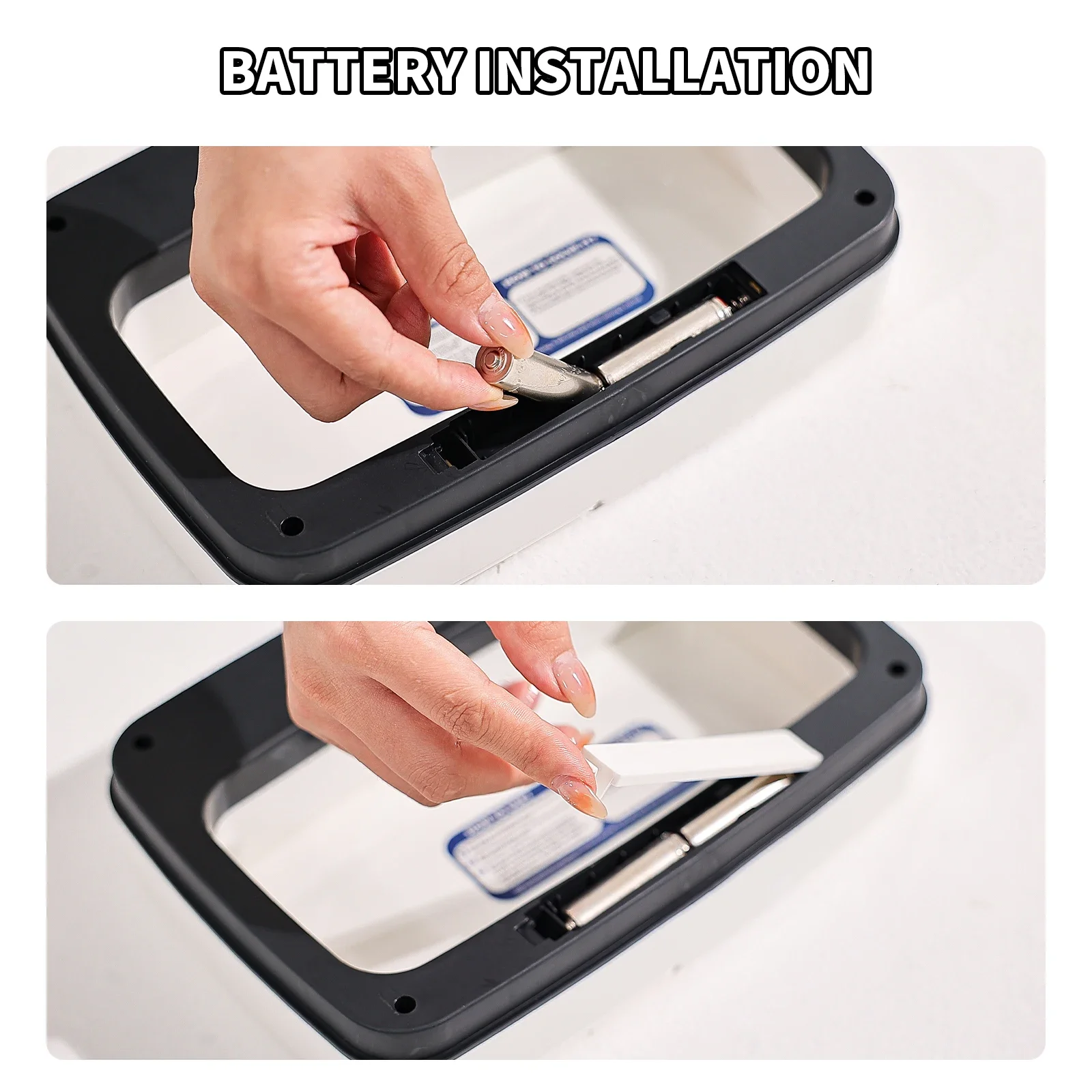 터치리스 스마트 오픈 뚜껑 쓰레기통, 냄새 차단, 아기방, 거실, 주방 및 욕실용 기저귀 버킷