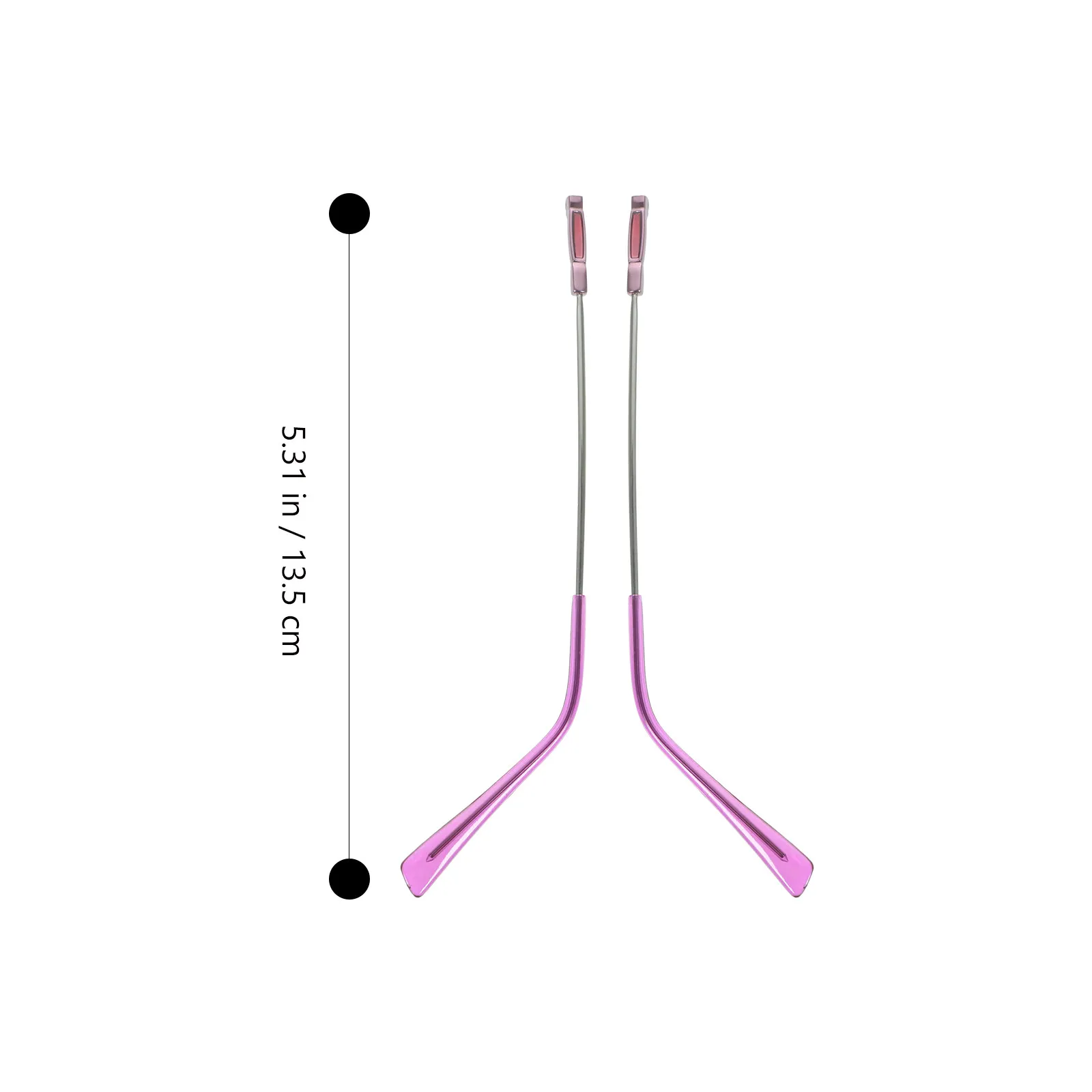 1Pair Memory Legs Glasses Arm Replacement Streamlined Metal Eyeglasses Arms Repair Kit Universal Sunglasses Arm Legs Accessories