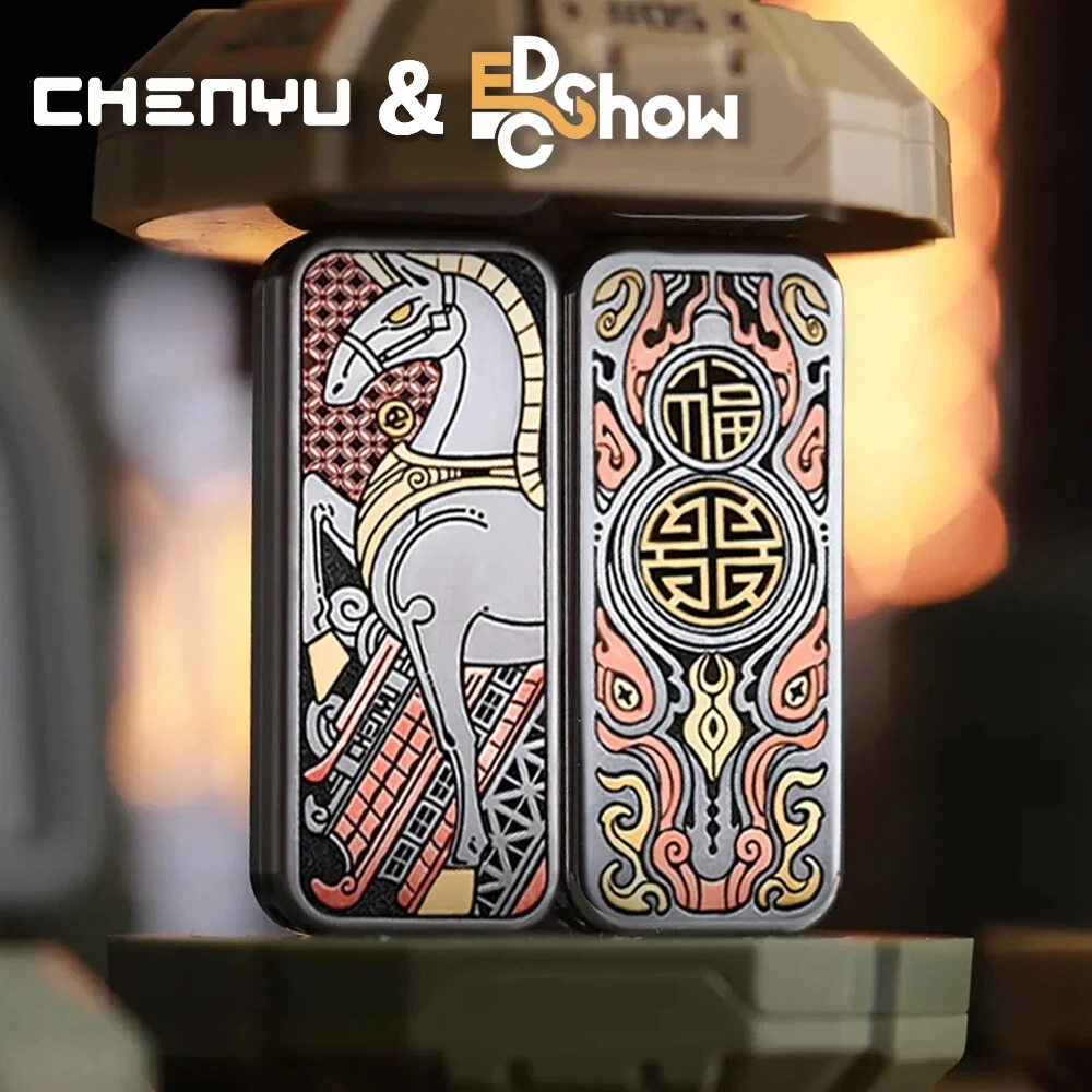 

CHENYU EDC Titanium 2026 EDC SHOW Fidget Slider Limited Edition 99 Fidget Toys For Adults Office Desk Accessories