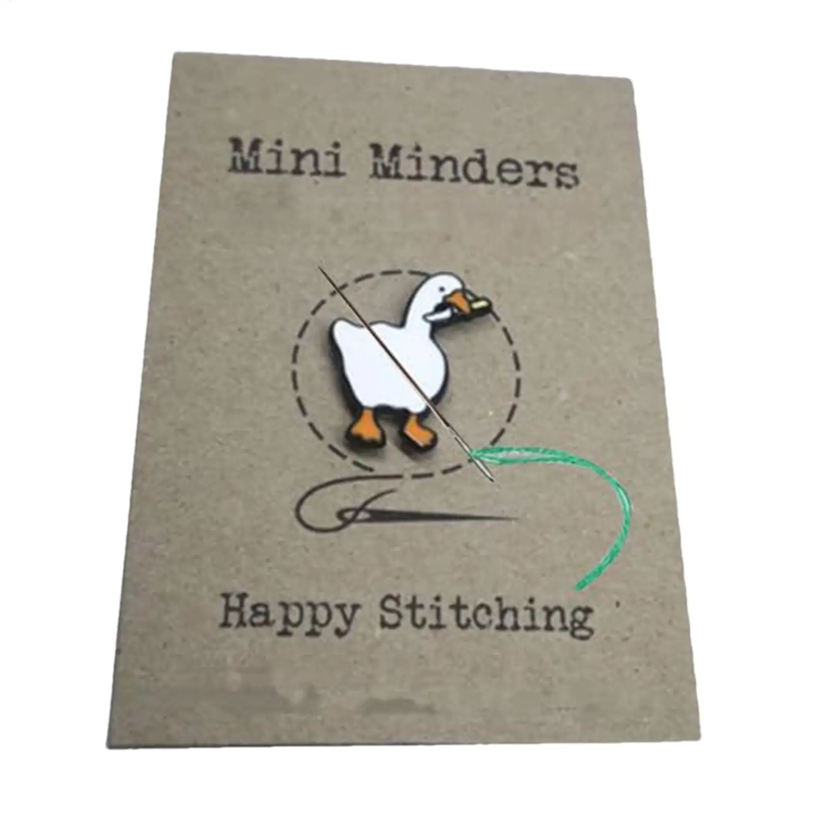 Needle Minder Magnets Gooses Needle Holder For Sewing Magnetic Embroidery safe Cute animal shaped needle organizer