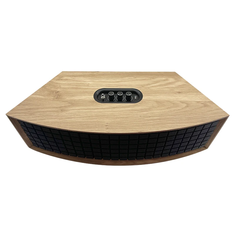Beambox ARC I Powered 60W Retro Wooden Speaker Woofer Professional Deep Bass  Home Theater Sound System Speakers