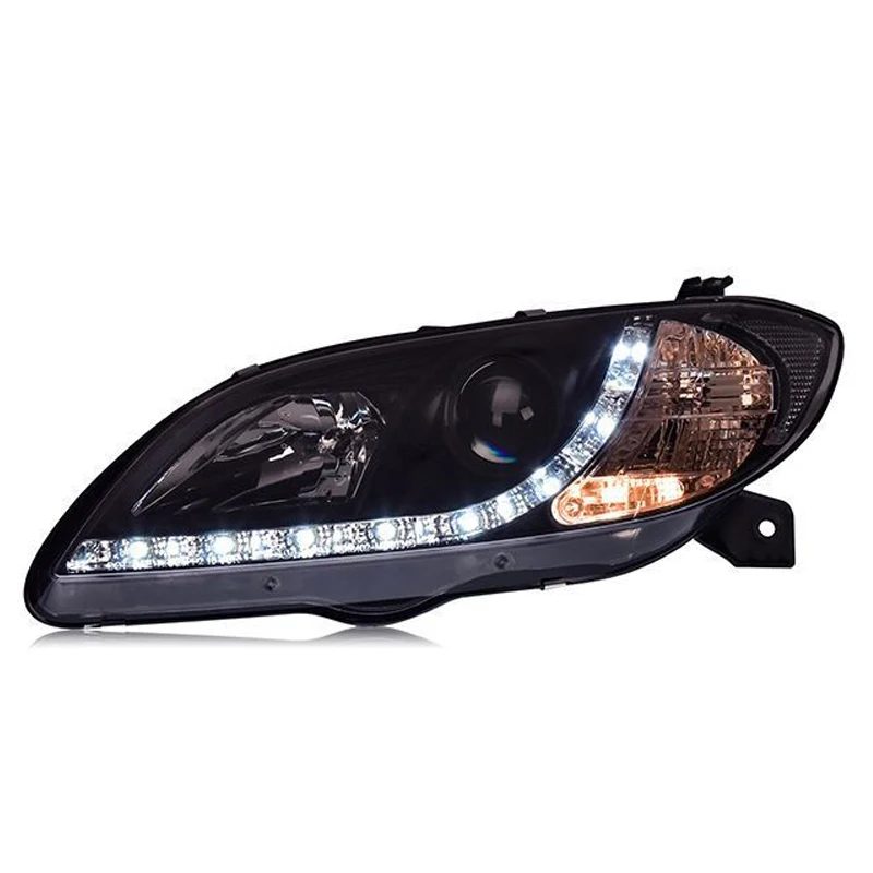 المصباح لمازدا 3 Mazda3 2006-2012 المصابيح الأمامية ترقية LED DRL الإسقاط بدوره إشارة الجبهة مصباح اكسسوارات السيارات #4