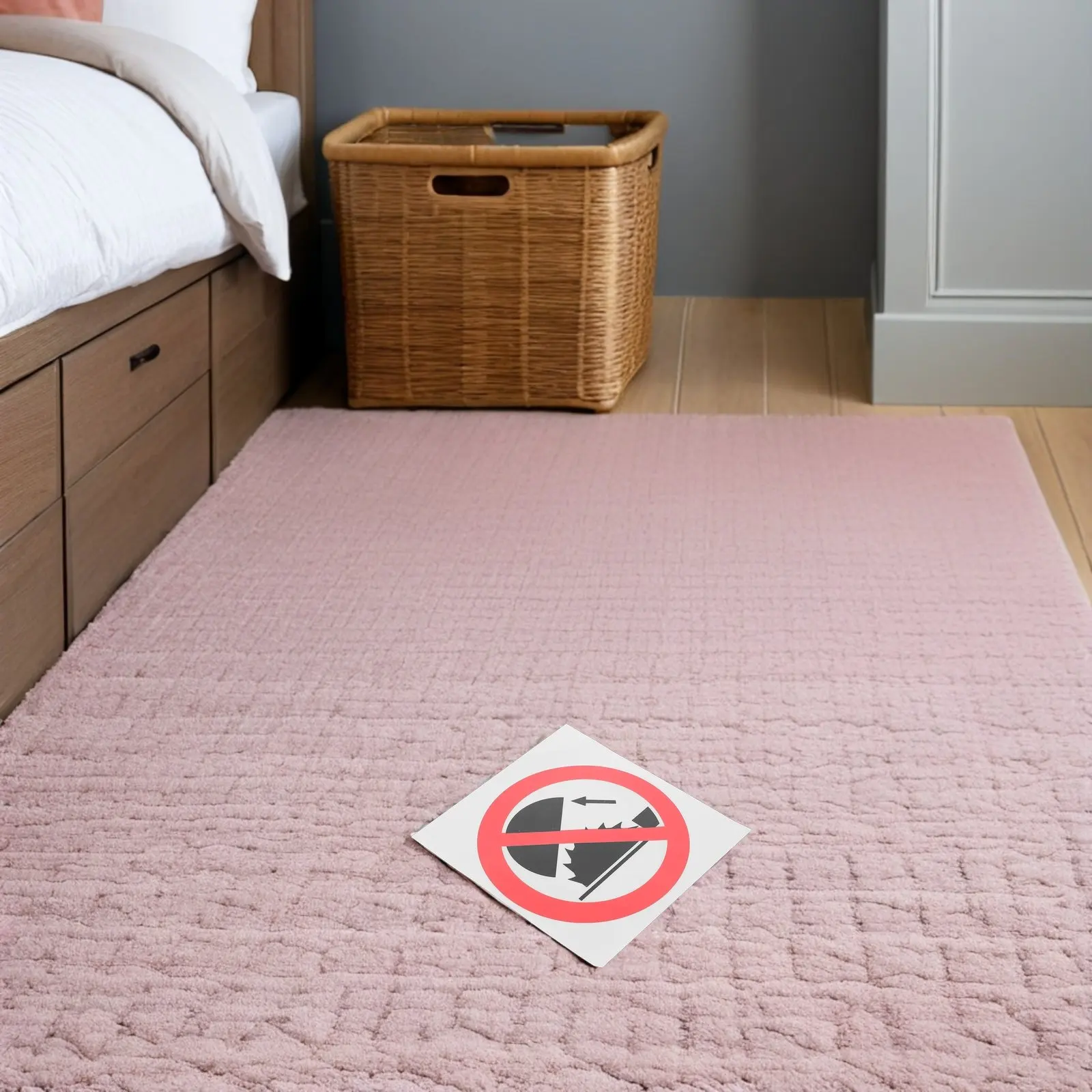 2Pcs Do Not Touch Warning Sticker Prohibition Sign Self Adhesive High Visibility Safety Decal for Factories Hospitals Schools