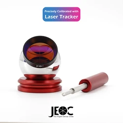 JEOC 1.5inch Reflective Sphere for Total-station, 38.1mm Ball Prism with Magnetic Base,Copper Coated, Break Resist