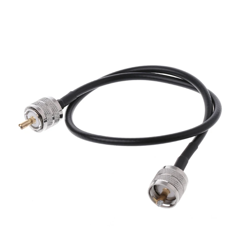 Varón frecuencia ultraelevada PL259 del conector cable coaxial del RF cable en masculino PL259 RG58 5