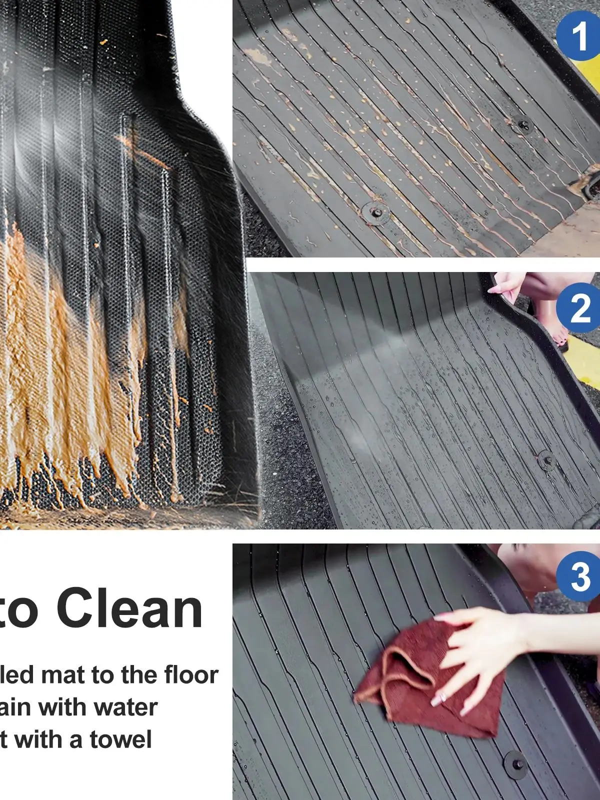 Tapis de sol 3D en TPE pour Opel Mokka-e électrique 2021-2024, conduite à gauche, protection des pieds, accessoires imperméables, noir