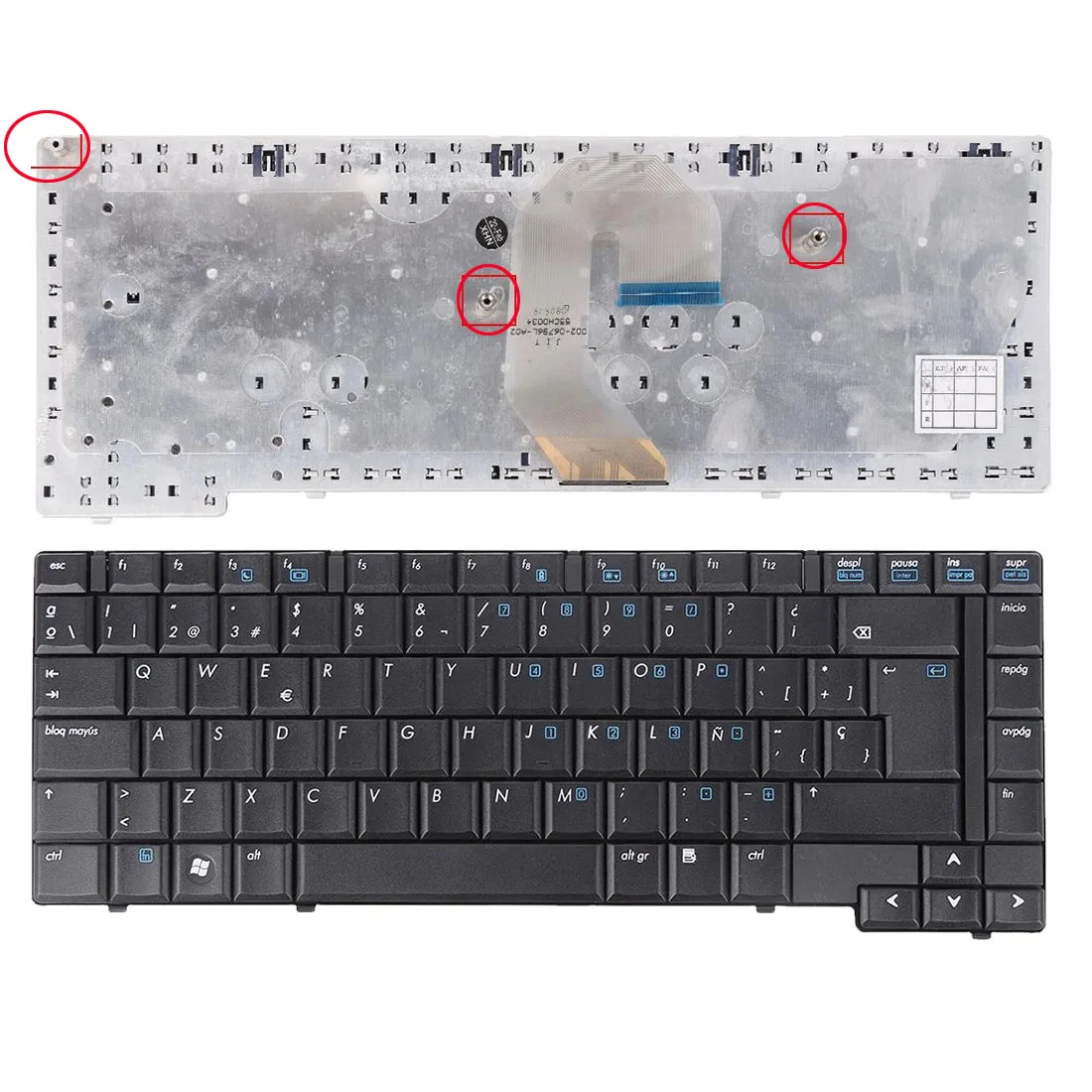 SP Spanish New Laptop Keyboard For HP COMPAQ 6710B 6710 6710s 6715S 6715B