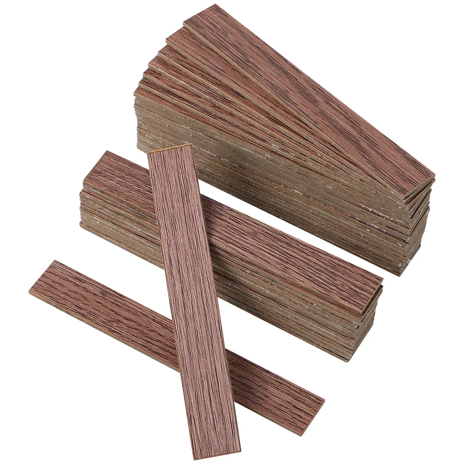 

40Pcs Miniature Dollhouse Flooring Peel Stick Self Adhesive Wooden Floor Tiles for DIY Mini House Decoration Accessory