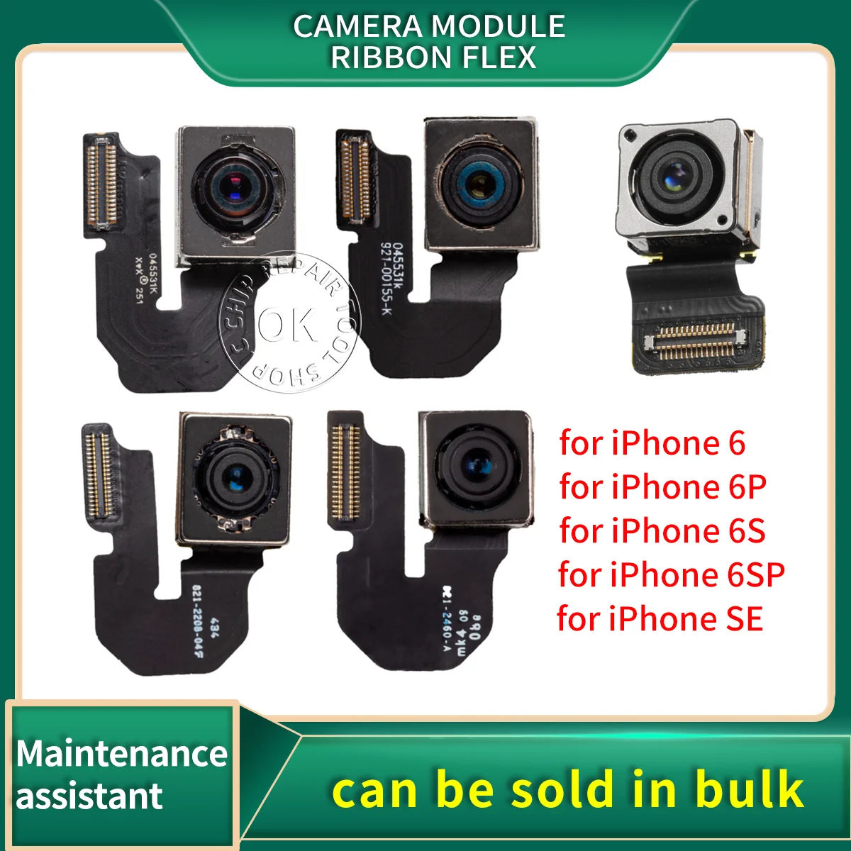 Substituição do Cabo Flex Traseiro da Câmera para iPhone 6, 6s, 6s Plus: Uma Solução Confiable para Reparos de Telefone
