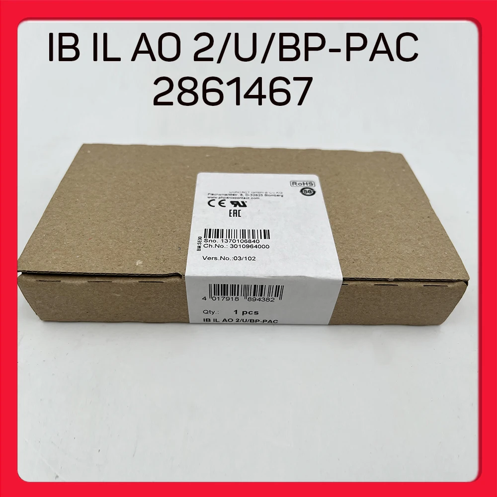 

2861467 For Phoenix Analog Module IB IL AO 2/U/BP-PAC