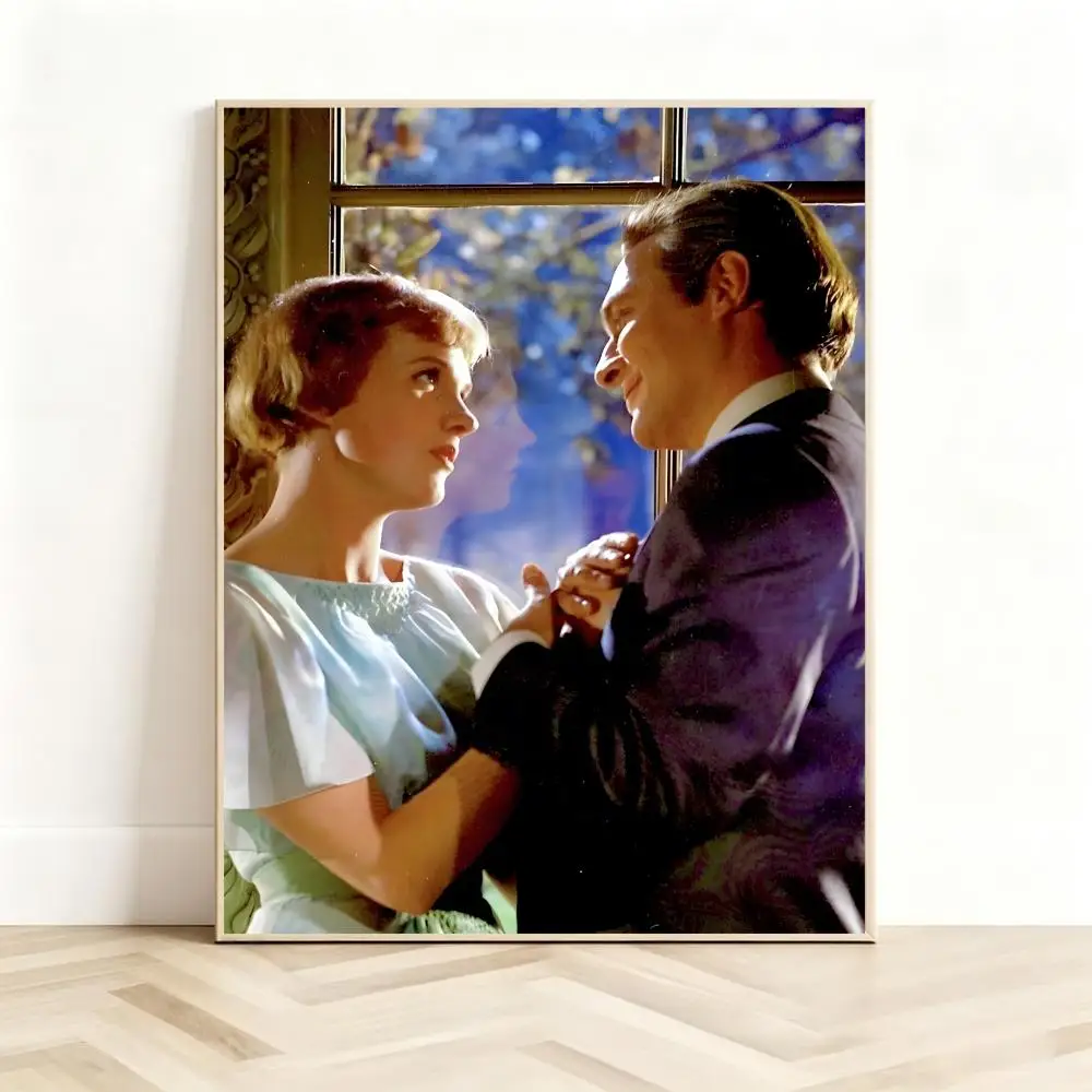Timeless Musical Film T-The Sound of Music Poster Classic Self-Adhesive PP Wall Sticker for Living Room Bar Decor Gift