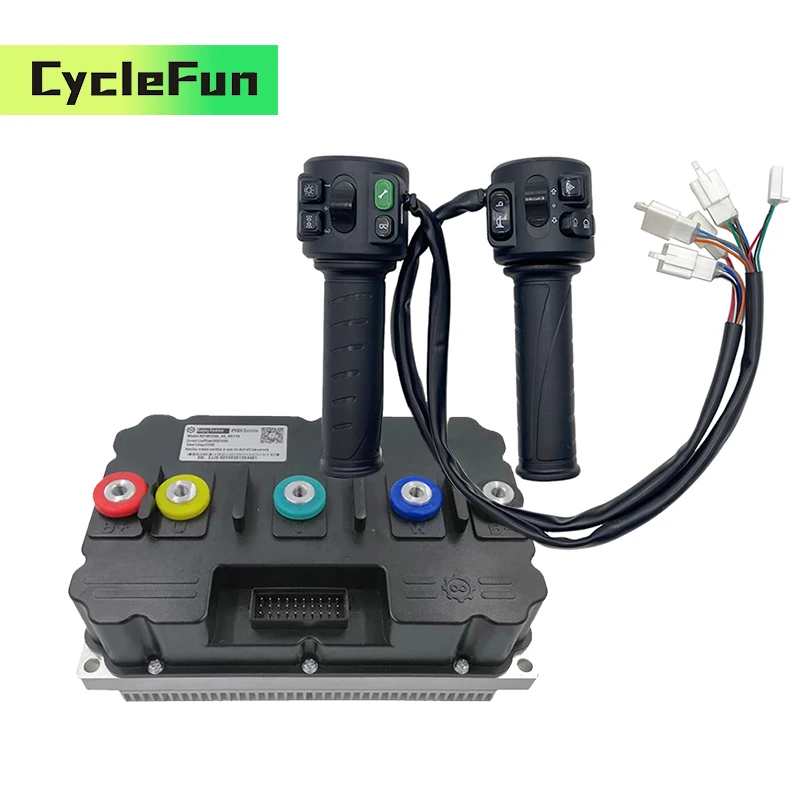 

Контроллер высокой мощности Fardriver ND961200 96 В Peak 1200A Датчик Холла 8 кВт-12 кВт с дроссельной заслонкой T08 для электрического мотоцикла, скутера