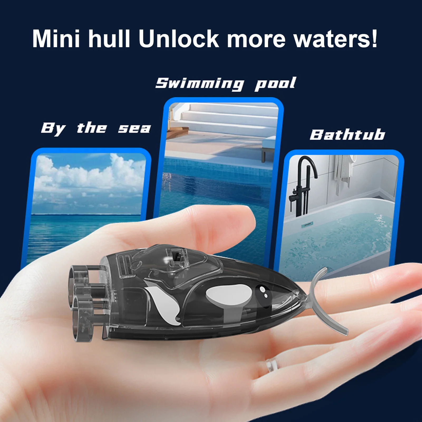 

Миниатюрная радиоуправляемая лодка, высокоскоростная трюковая лодка с дистанционным управлением 2,4 ГГц и LED-подсветкой, электрическая скоростная лодка с активацией водой для бассейна и озера