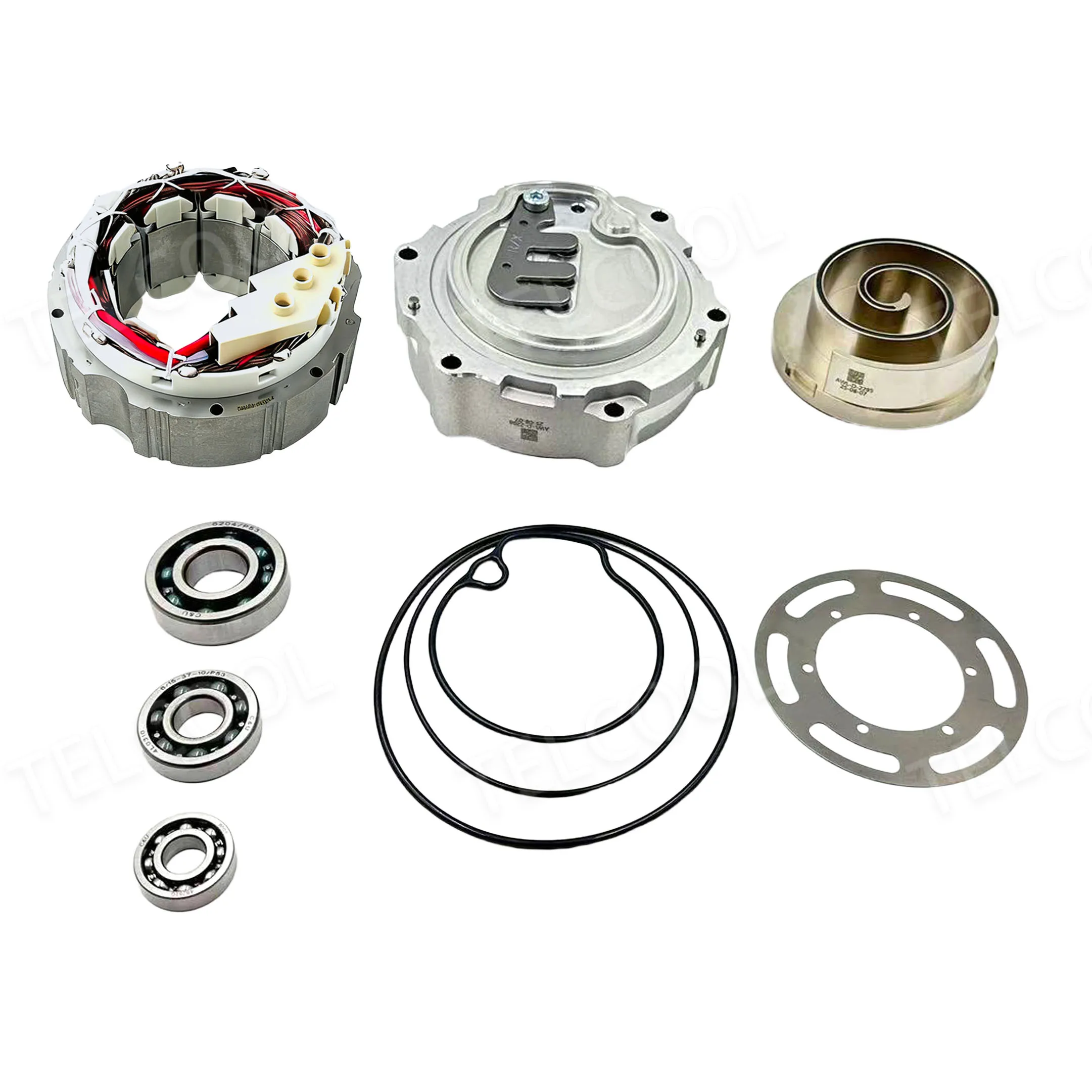Complete Repair Kit for New Energy Vehicle Compressor & Automotive AC Cooling Pump, Fits AIWEILAN, WM Motor E5 / EX5