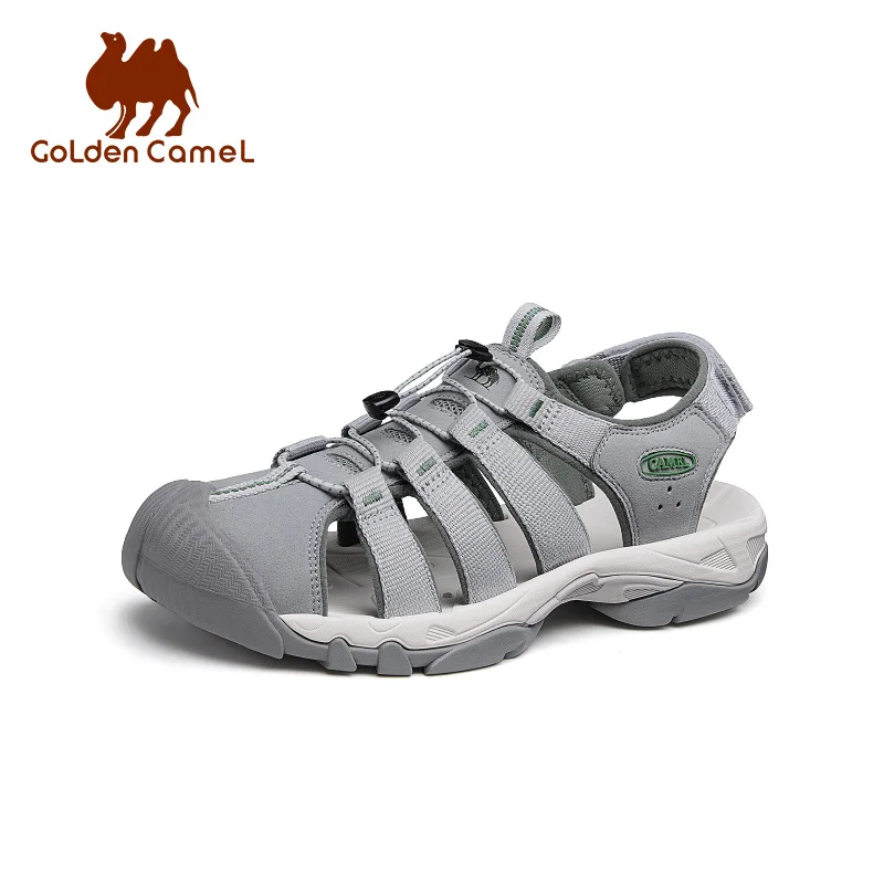 GOLDEN CAMEL Shoes Baotou Summer Sandals Hollow Casual Sports Shoes for Men  Breathable Outdoor Creek Sandals for Men Slippers