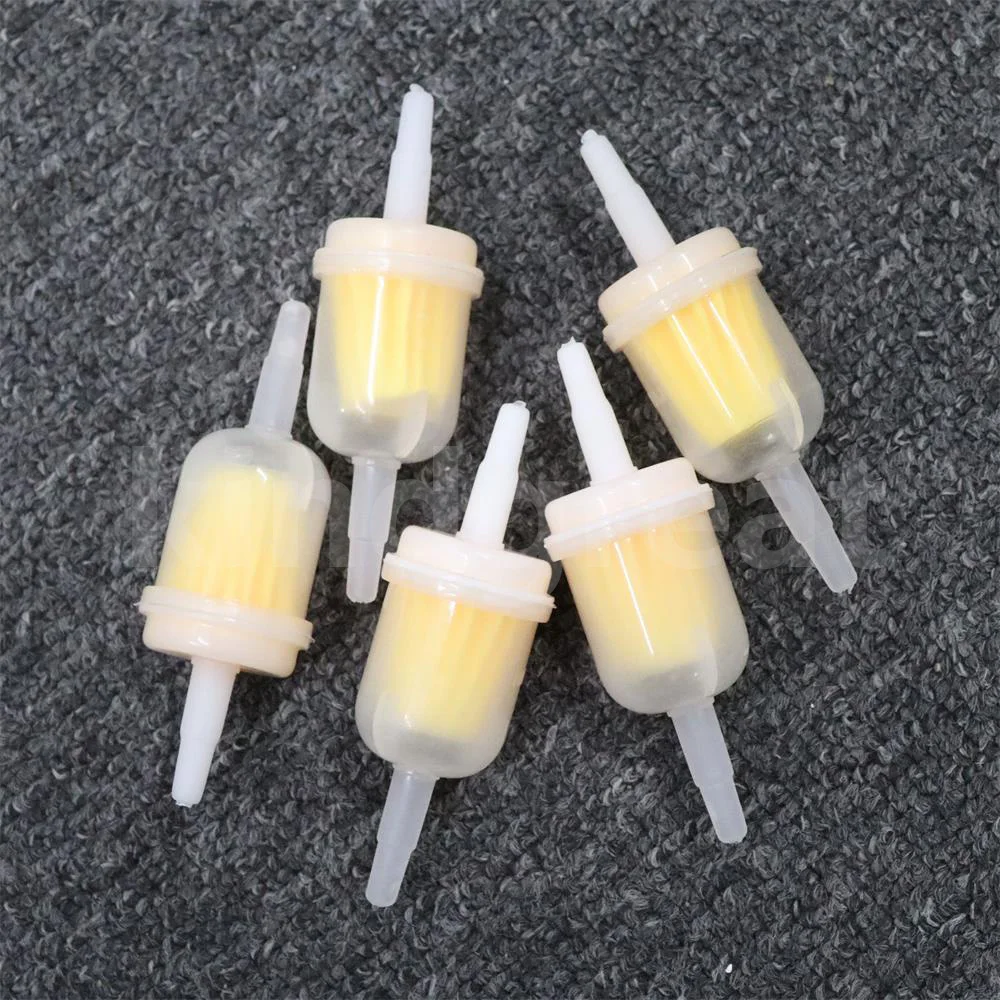 10PCS Fuel Filter General Motorcycle Engine Inline Carbohydrate Gasoline Fuel Air Filter Motorcycle Oil Filter