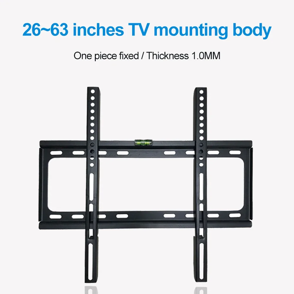 26-63inch TV Wall Mount Bracket Universal TV Mount Monitor Holder Adjustable Low Profile Flat TV Wall Mount for LCD LED Monitor