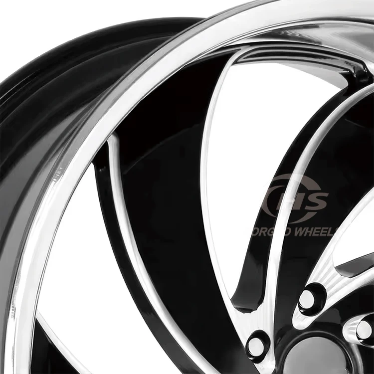Custom 2pcs Deep Dish Forged 6061-T6 Aluminum Alloy Car Rims Hub Wheels for Dodge Avenger  Camry  Accord