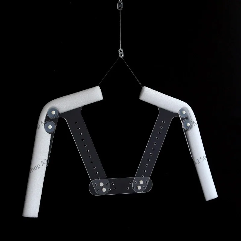 Acrylic transparent invisible hanger pants rack clothing photography artifact white background hanger clothes still life