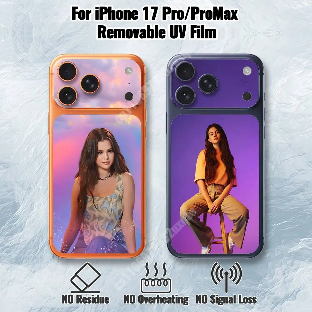 S-Selena Gomez-S Stars Dance Removable UV Film for iPhone 17 Pro 17 ProMax Protective Sticker