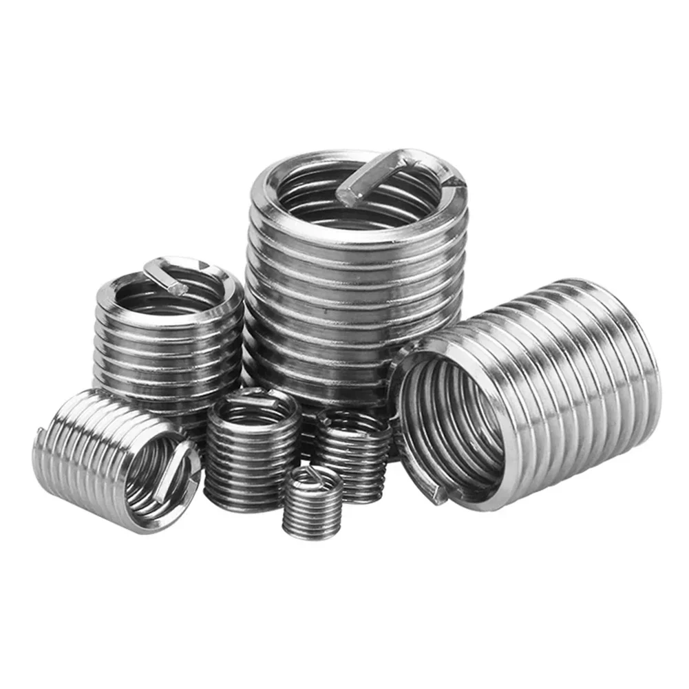 Thread Repair Kit Insert, Acessórios Prática Prata, 304 Wire Insert, M3-Repair Tool, 60pcs por conjunto