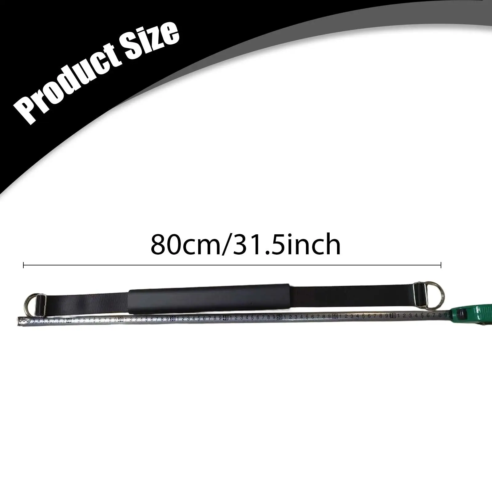 Pilates Foot Strap Padded,Easy Installation,Yoga Exercise Belt Pilates Equipment Strap with Rings for Women Men Indoor Home Gym