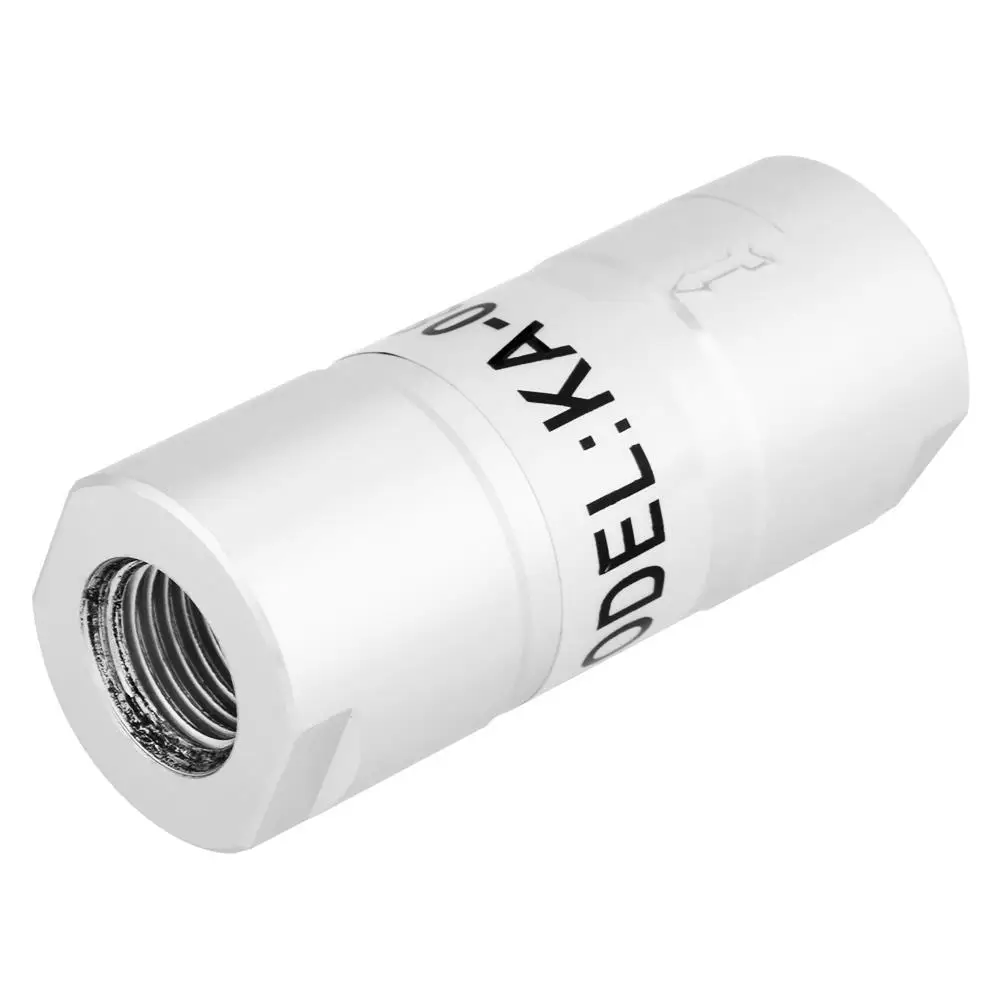 Valvola di ritegno unidirezionale durevole in lega di zinco G1/4 per il controllo pneumatico della direzione dell'acqua dell'aria KA08