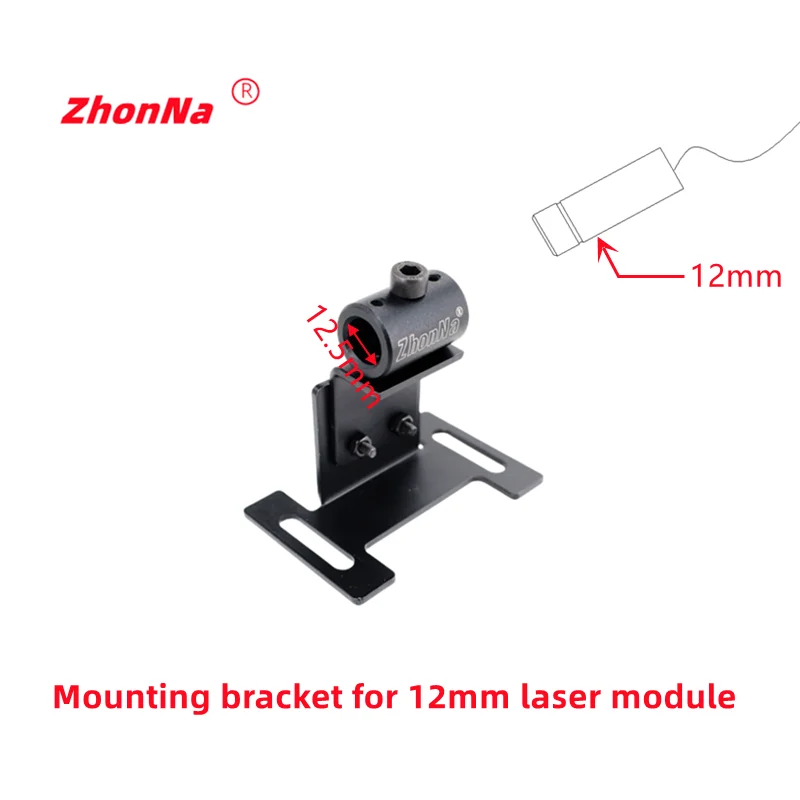 12mm Laser Dot Positioner Holder For DIY Marking Wood Machine Red Laser Locator  Base Mount  Cross Alignment Line Module Bracket