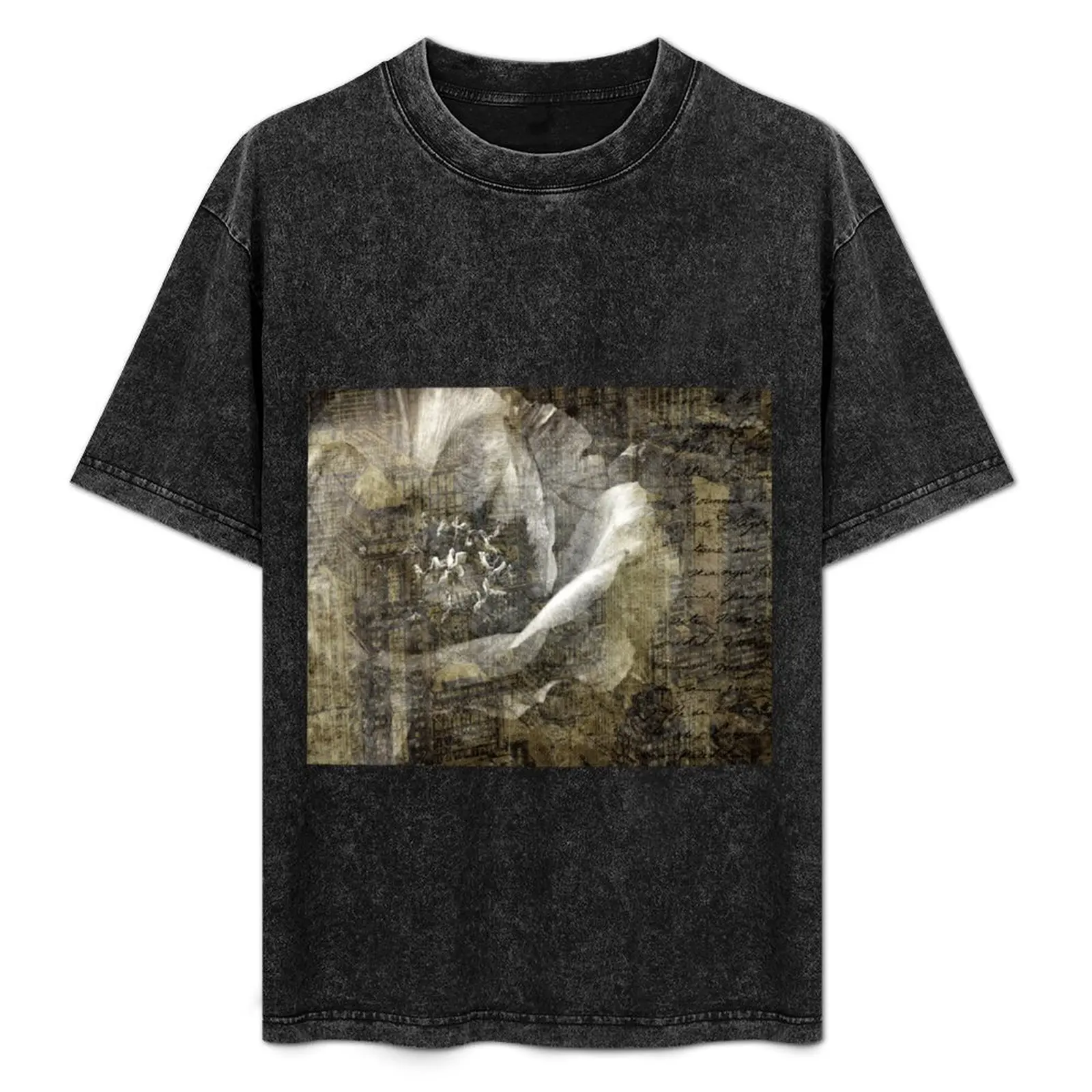 urban floral T-Shirt Sweat Resistant Workout Tee Shirt