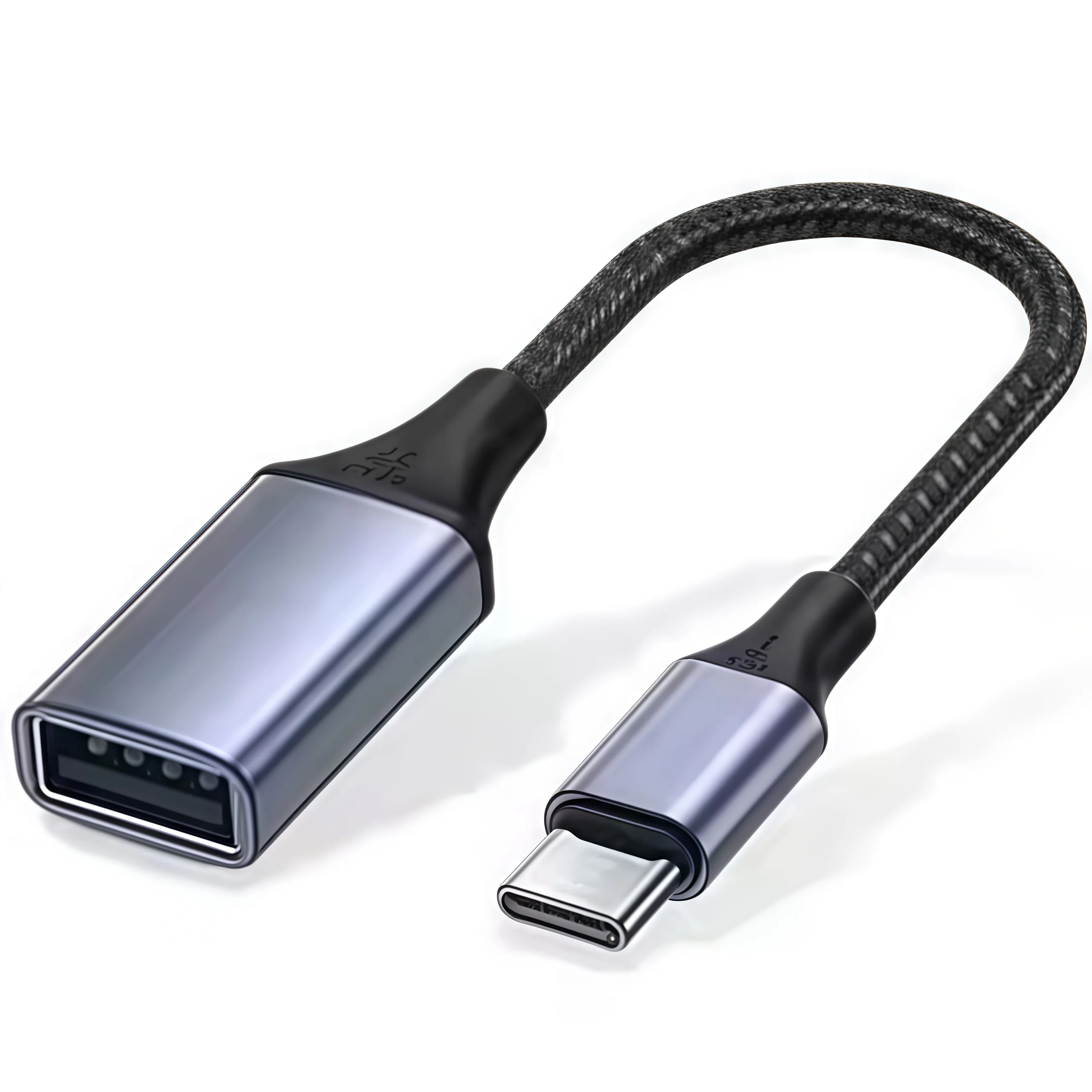 

USB C to USB A OTG Type C Adapter Cable-High-Speed Data Transfer Extension Cord for Laptop Keyboard Mouse Flash Drive