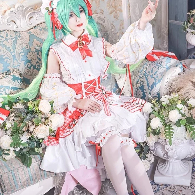 

Christmas Cosplay Costume Cute Lolita Coffee Shop Campus Stage Comic Show Performance Restore Cartoon Character Cosplay Costume