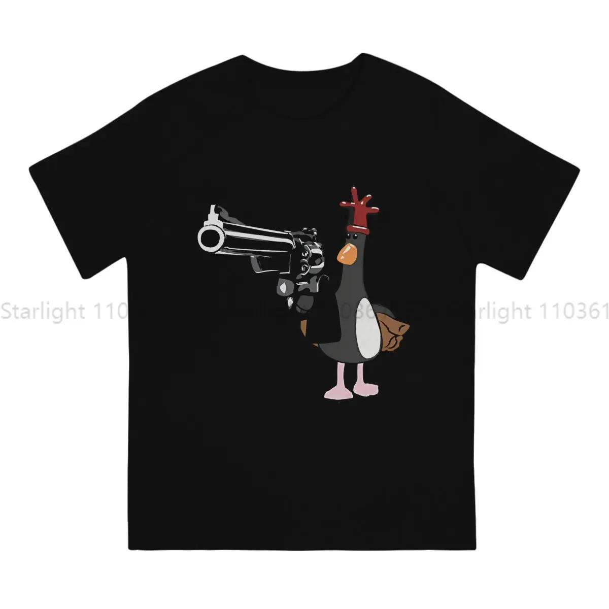 Feathers Mcgraw Men TShirt Dirty Harry Crewneck Short Sleeve Polyester T Shirt Funny Gift Idea