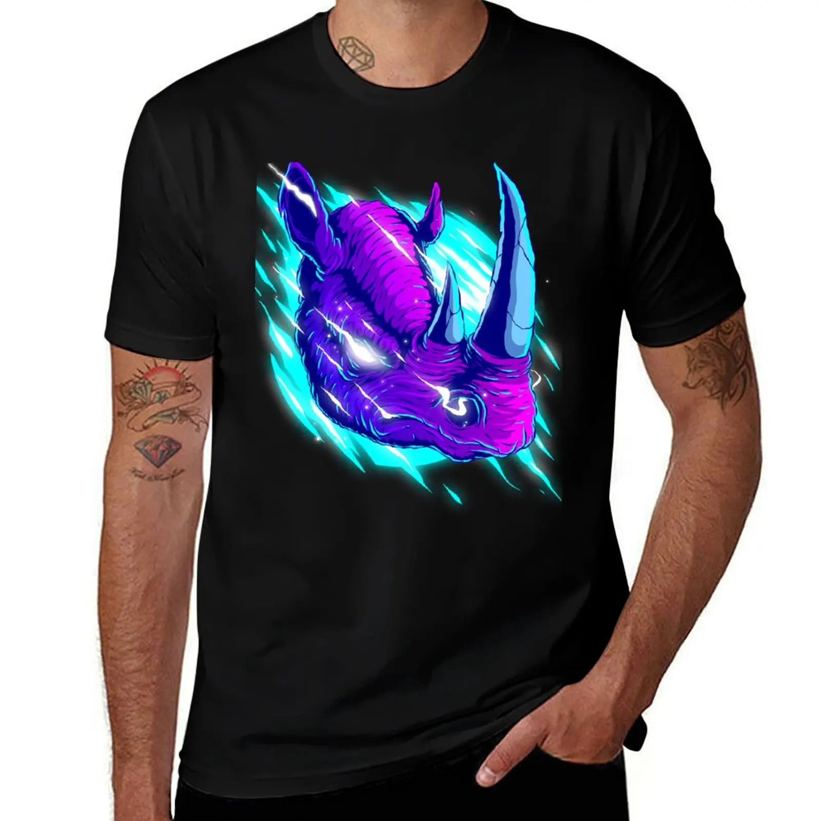 

Unicorn Flash T-Shirt luxury clothing labubu custom t-shirts oversized graphic tee anime mens white t shirts