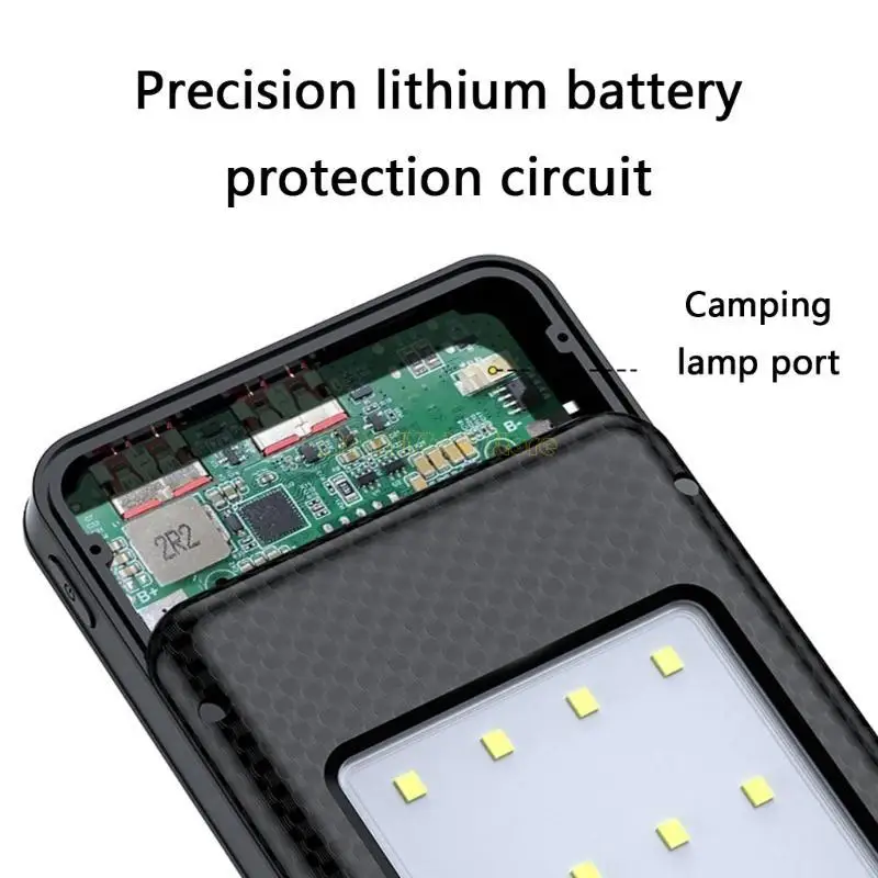 F62C 6x18650 Batterie -Ladegerät für mobile Geräte PD22.5W/15W Wireless Ladung
