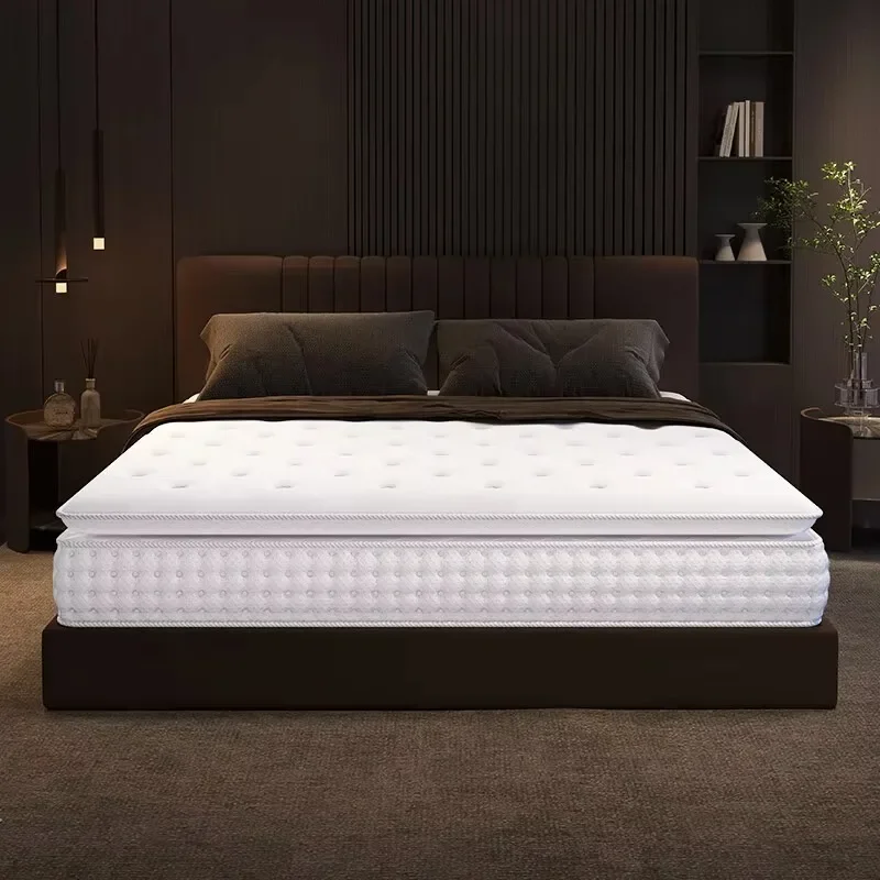 Modern King Size Hybrid Pocket Spring Mattress Natural Latex Mattress Memory Foam for Bedroom Hotel Pack in A Box