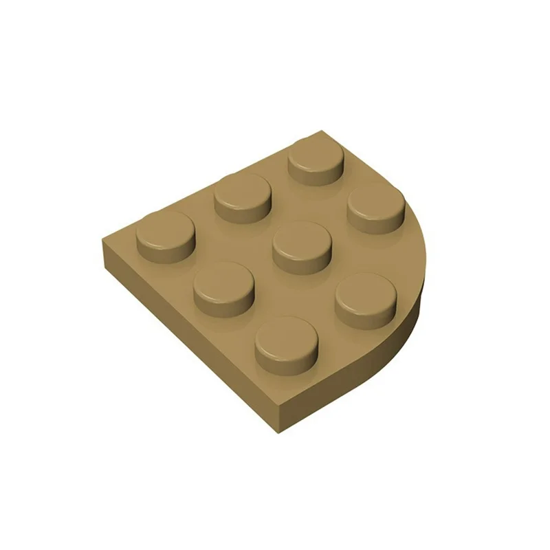 50 Stück Moc 30357 Runde Eckplatte 3x3 für Bausteine Teile DIY Lehrreiches Technik-Zubehör Geschenk Lehrreiches Spielzeug – Detail 7