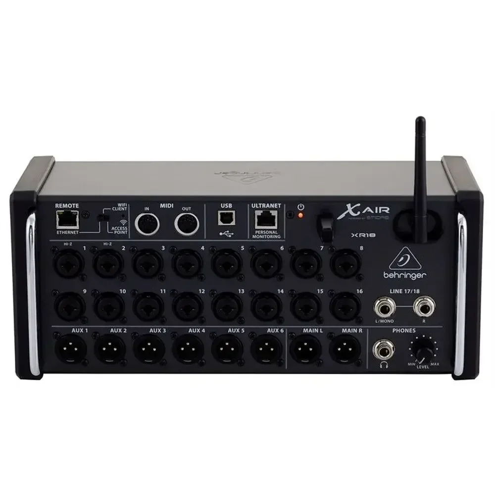 เครื่องผสมดิจิตอลควบคุมด้วยแท็บเล็ต18ช่อง Behringer x XR18อากาศ