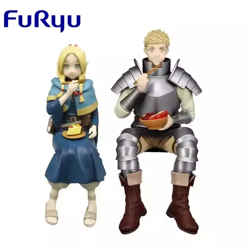 FuRyu Original Noodles Stopper Figure Delicious In Dungeon Marcille Laios Thorden Anime Action Figures Toys Kids Gift Model