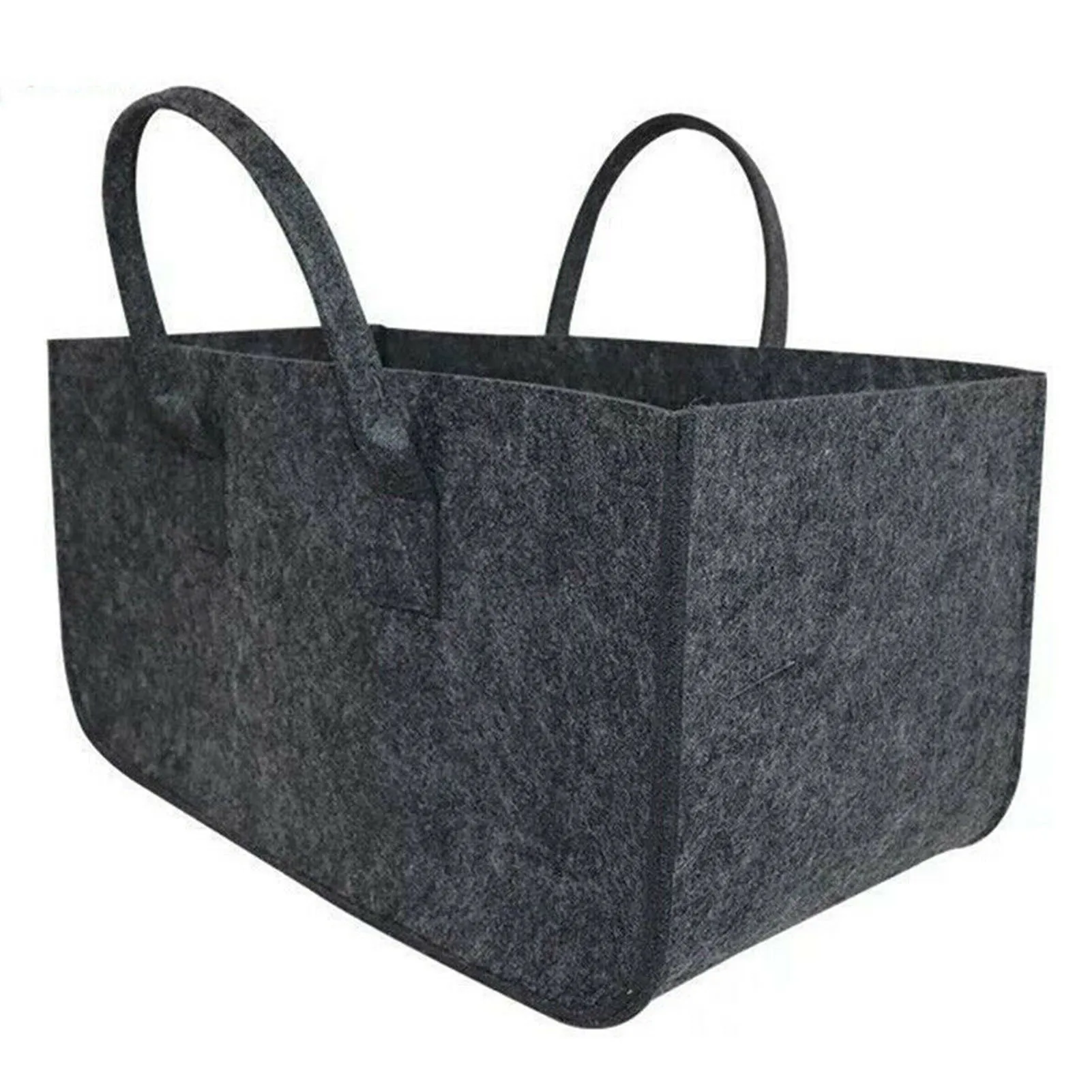 แบบพกพาฟืน Felt กระเป๋าอเนกประสงค์ Tote กระเป๋าขนาดใหญ่ความจุกระเป๋าสําหรับ Outdoor Camping Picnic