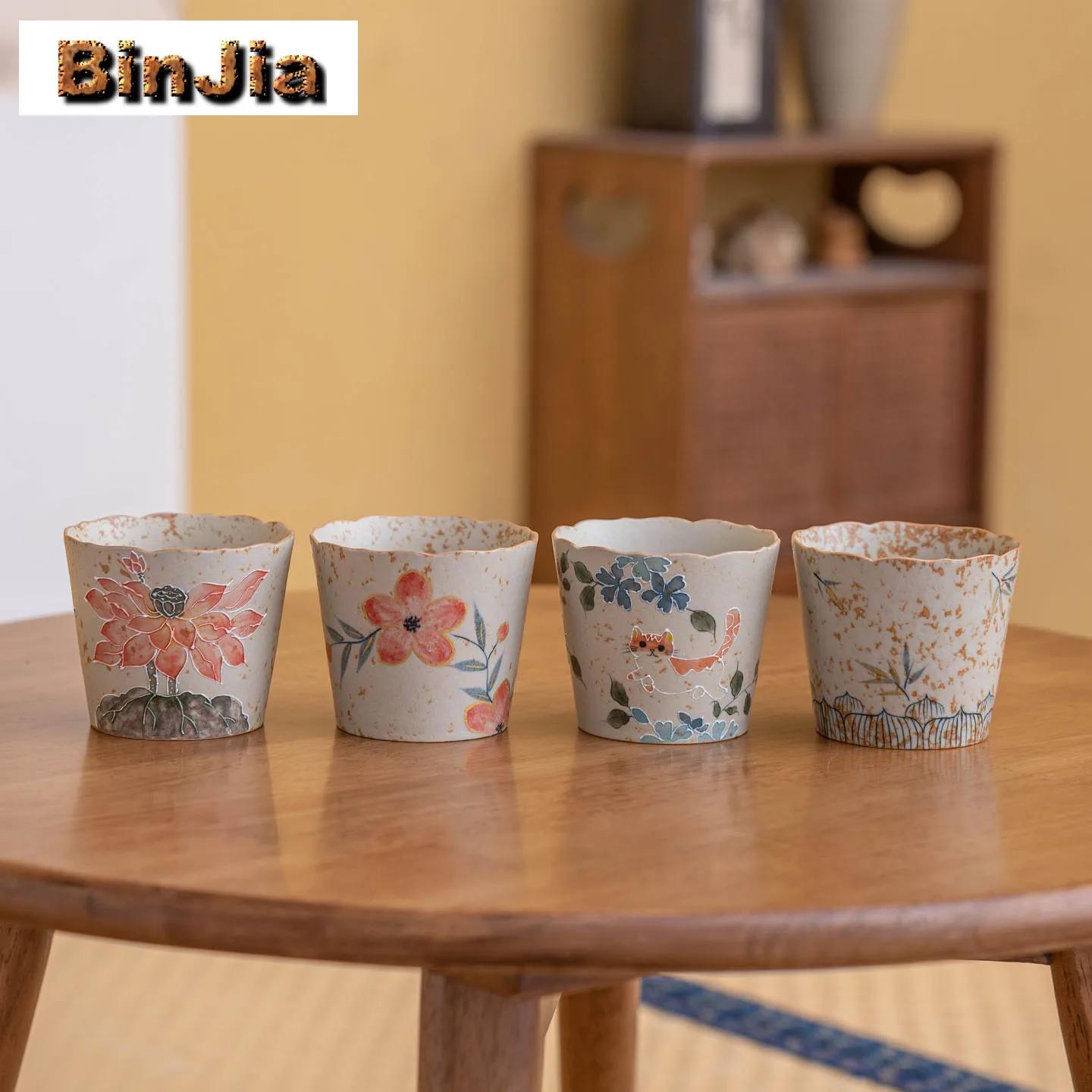 

200 мл карамельная чашка с ручной росписью, чайная чаша ручной работы, образец чайной чашки, чашка для дегустации чая, чашки для запаха Jianzhan Master, посуда, подарок