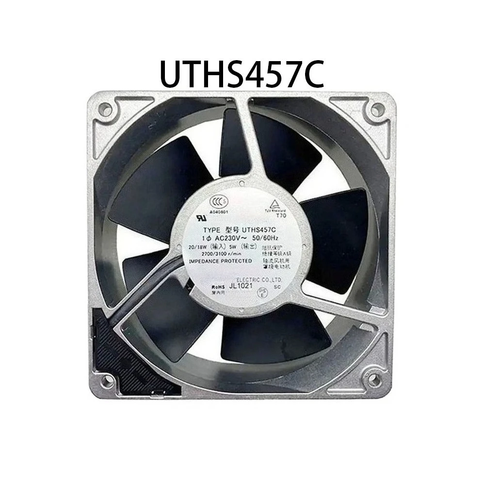 

FOR Royal Desktop Chassis Cooling Fan AC 230V 20/18W 120*120*38mm UTHS457C