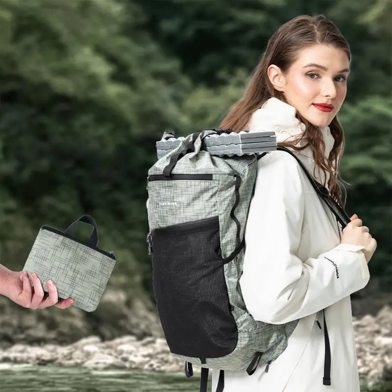 Mochila de senderismo portátil para hombre y mujer, morral versátil de 20l para viaje al aire libre y montaña