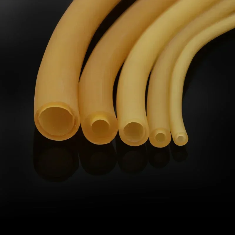 1/3M Nature Latex Rubber Hoses ID 1.6~12mm OD 3.2~17mm High Resilient Elastic Surgical Medical Tube Slingshot Catapult