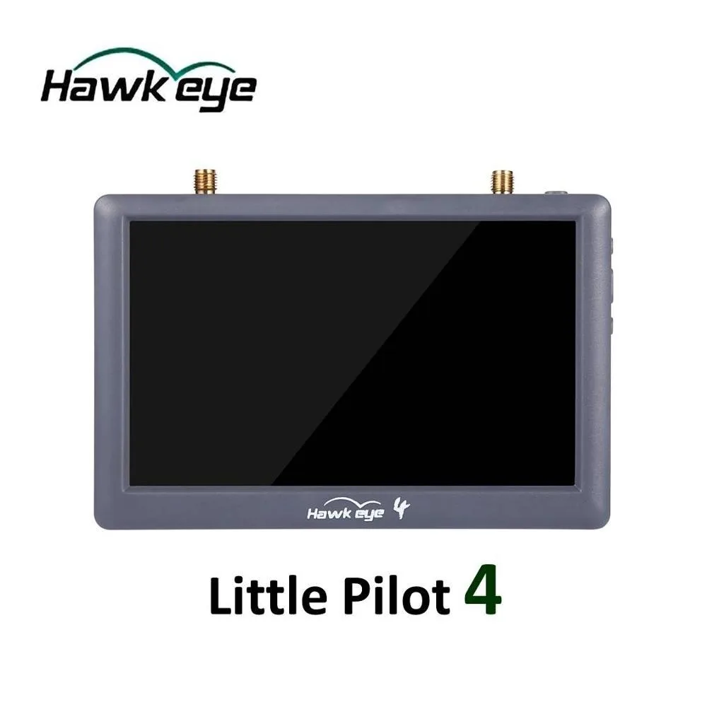 Hawkeye Little Pilot 4 FPV Monitor 5.8G 48CH 5 Inch Highlight HD Receiver Low Latency W/ Video Recorded for FPV RC Quadcopter